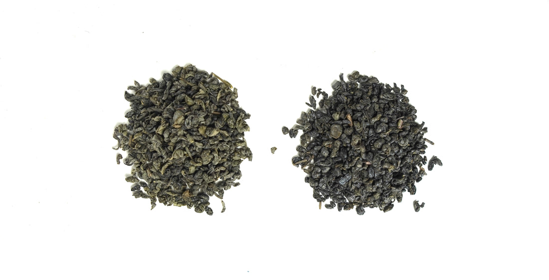 Het verschil tussen biologische gunpowder thee en gewone gunpowder thee